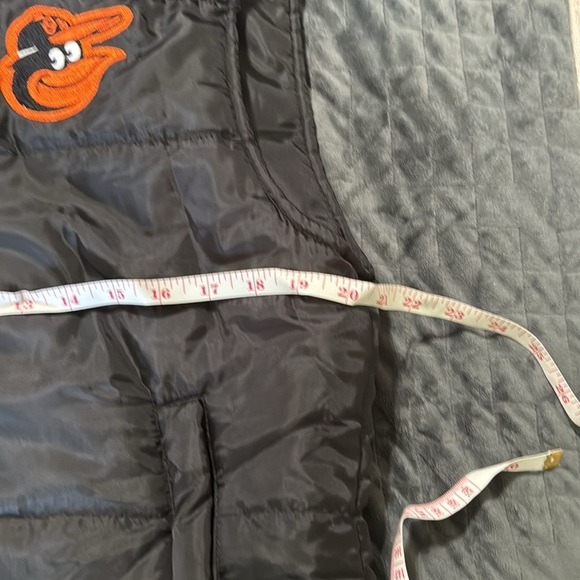 Baltimore‎ Orioles Black Full Zip Up Puff Vest - Picture 7 of 8